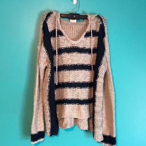 Hooded Striped Sweater from Buckle